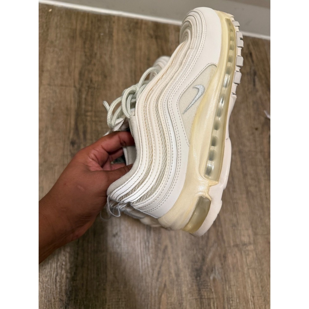 Nike Air Max‎ 97 Womens 9.5 Summit White Metallic Silver Shoes 921733-100